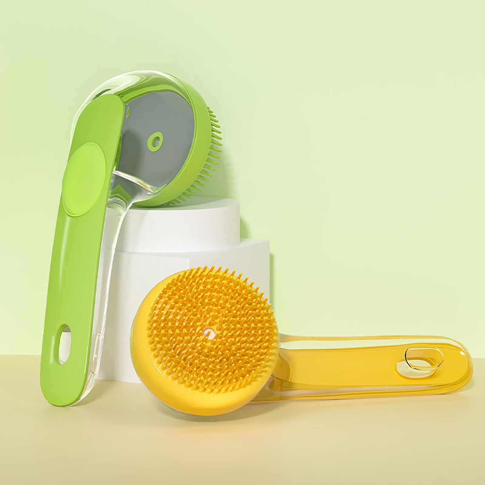 Pet Bath Brush 2025 New Dog Bath Brush Dog Scrubber for Bath Dog Wash Brush for Bathing Dog Grooming Massage Brush for Long Short Haired Dogs Cats Shower Soft Brush for Dogs Rabbit Nail Baby Soft Hair